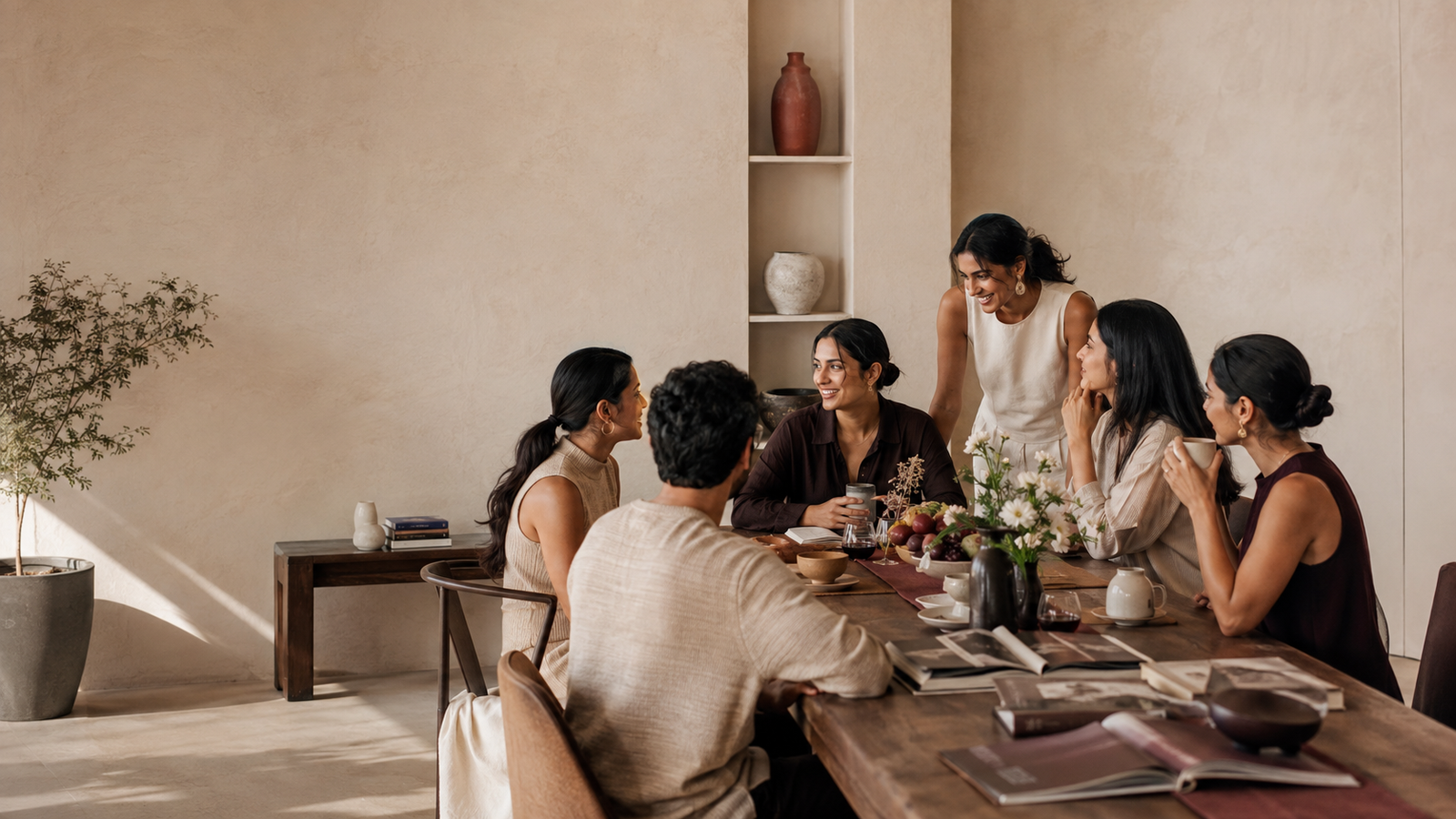 The Ellaria community sharing a thoughtful experience